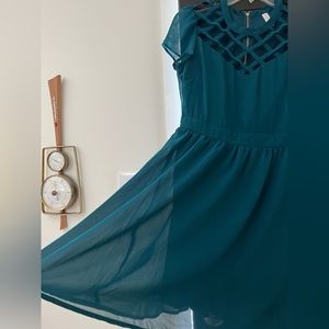 Turquoise dress